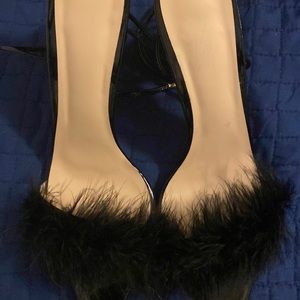 classic fur heels